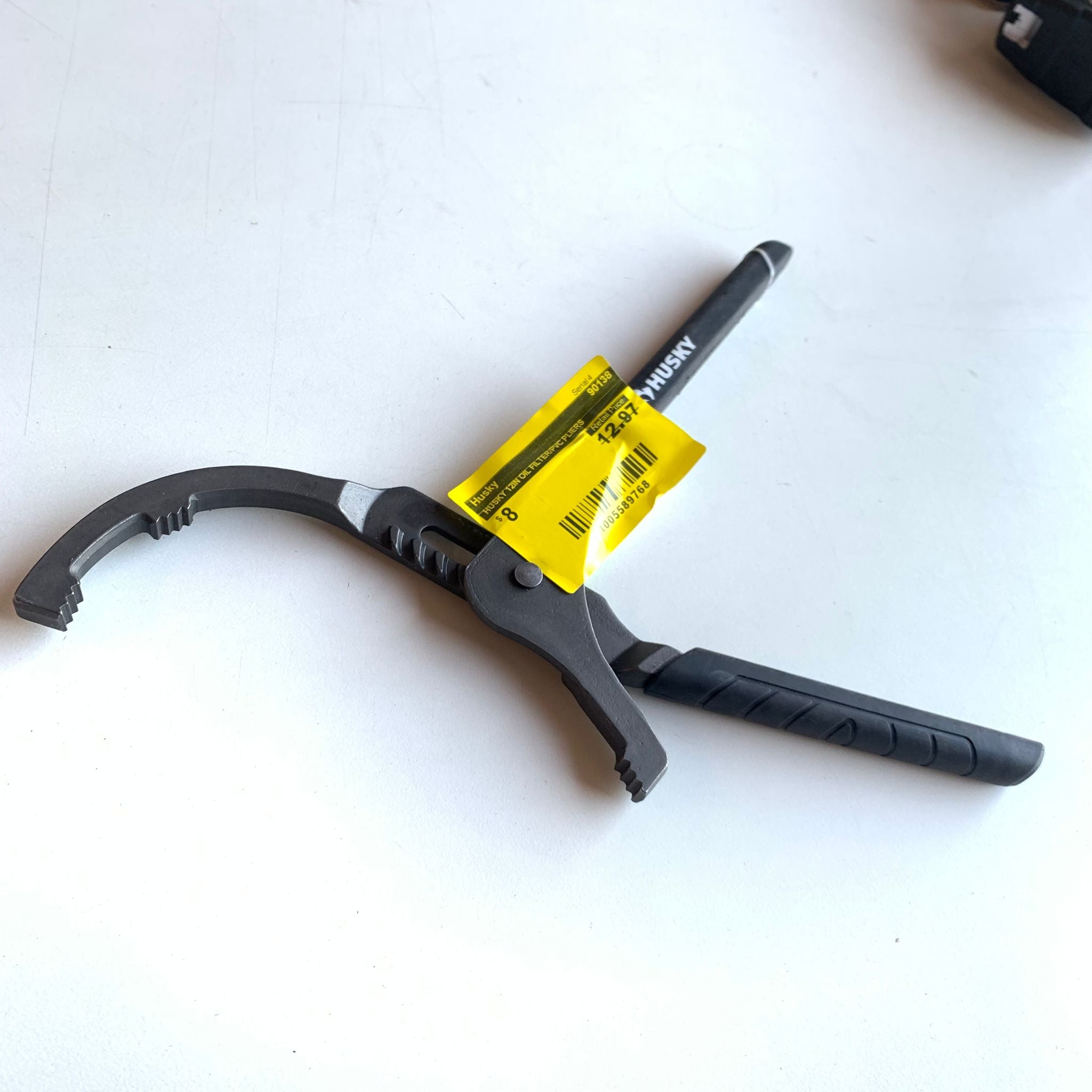 HUSKY 12IN OIL FILTER/PVC PLIERS (90138) HUSKY 12IN OIL FILTER/PVC PLIERS (90138)